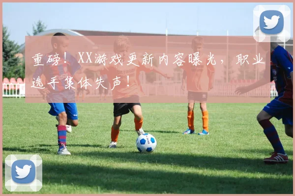 重磅!XX游戏更新内容曝光,职业选手集体失声!